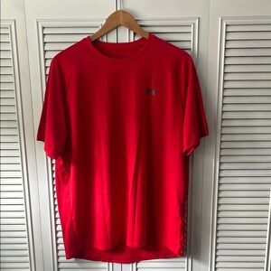 Under Armour Men's Bright Red Short Sleeve Tech Tee